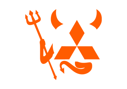 Sticker - MITSUBISHI DEVIL