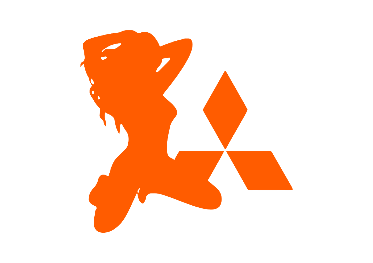 Sticker - MITSUBISHI GIRL