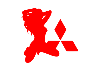 Sticker - MITSUBISHI GIRL