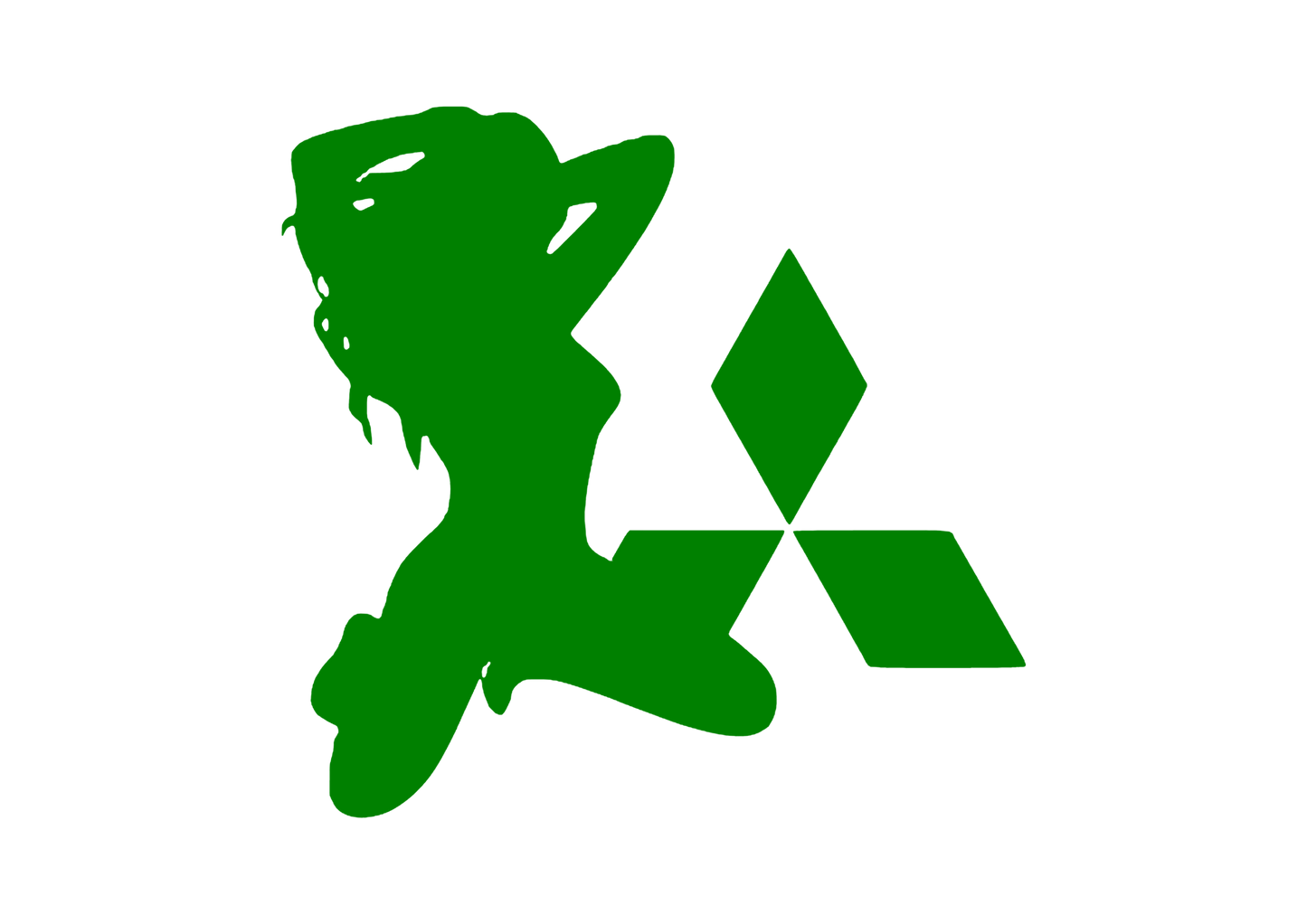 Sticker - MITSUBISHI GIRL