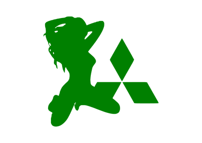 Sticker - MITSUBISHI GIRL