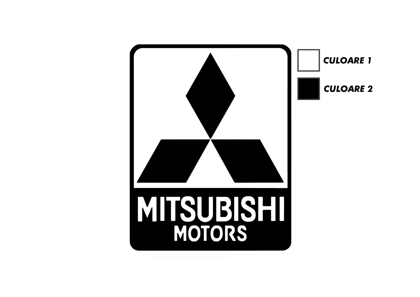 Sticker - MITSUBISHI MOTORS