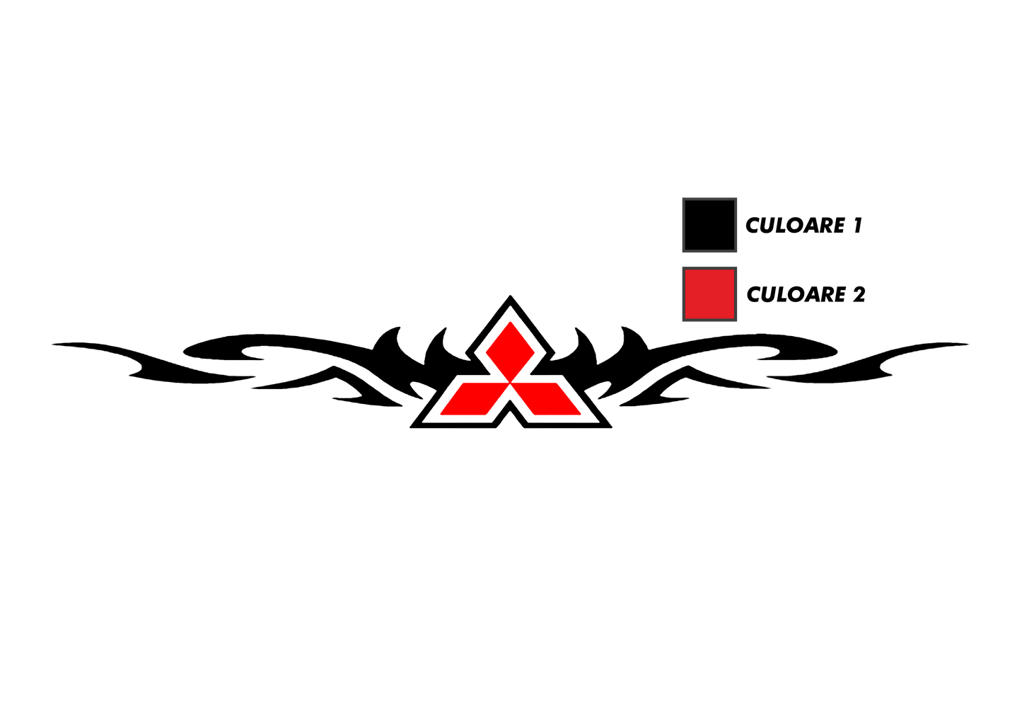 Sticker - MITSUBISHI TRIBAL