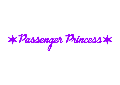 Sticker - PASSENGER PRINCESS