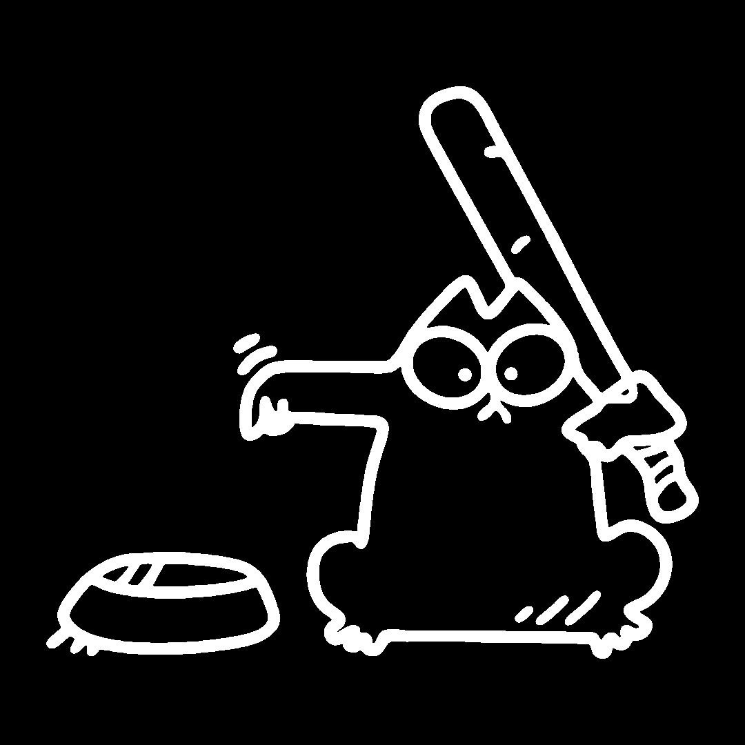 Sticker - PISICA BATA