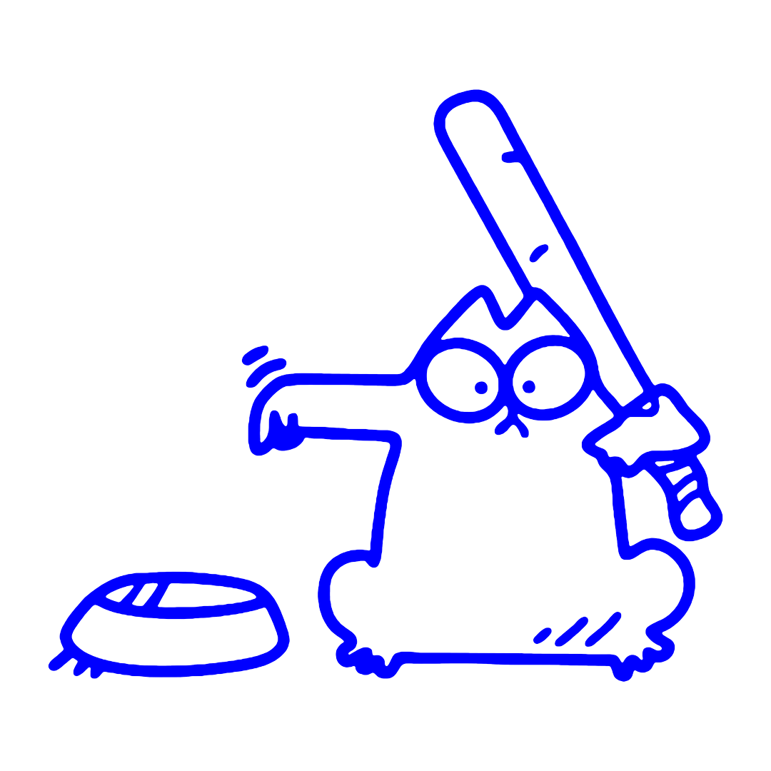 Sticker - PISICA BATA