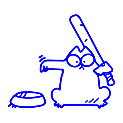 Sticker - PISICA BATA