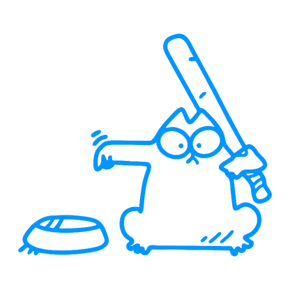 Sticker - PISICA BATA