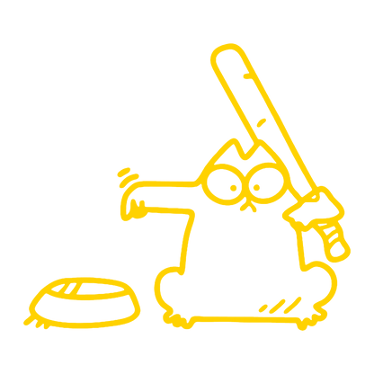 Sticker - PISICA BATA