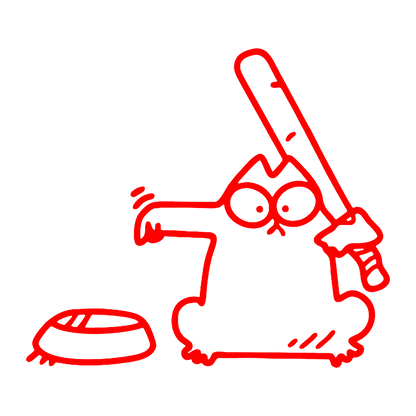 Sticker - PISICA BATA