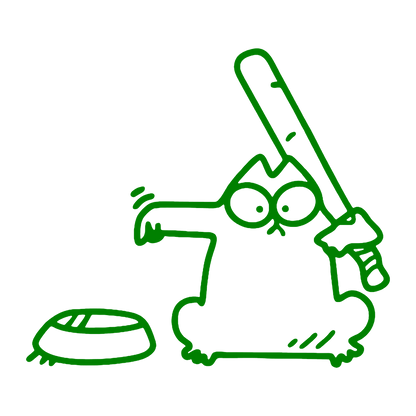 Sticker - PISICA BATA