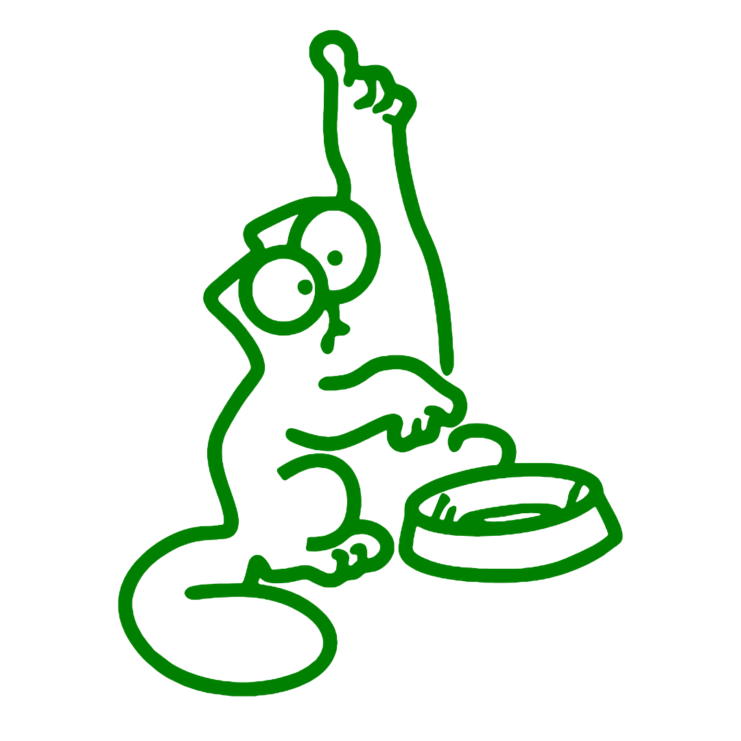 Sticker - PISICA MANCARE