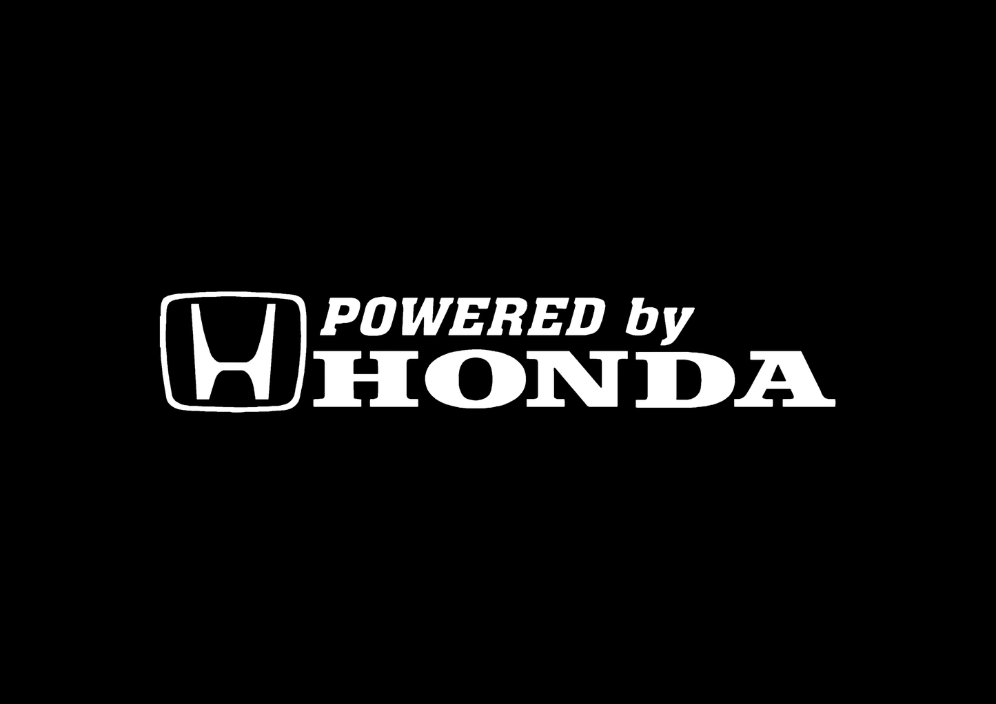 Sticker - POWERED BY HONDA