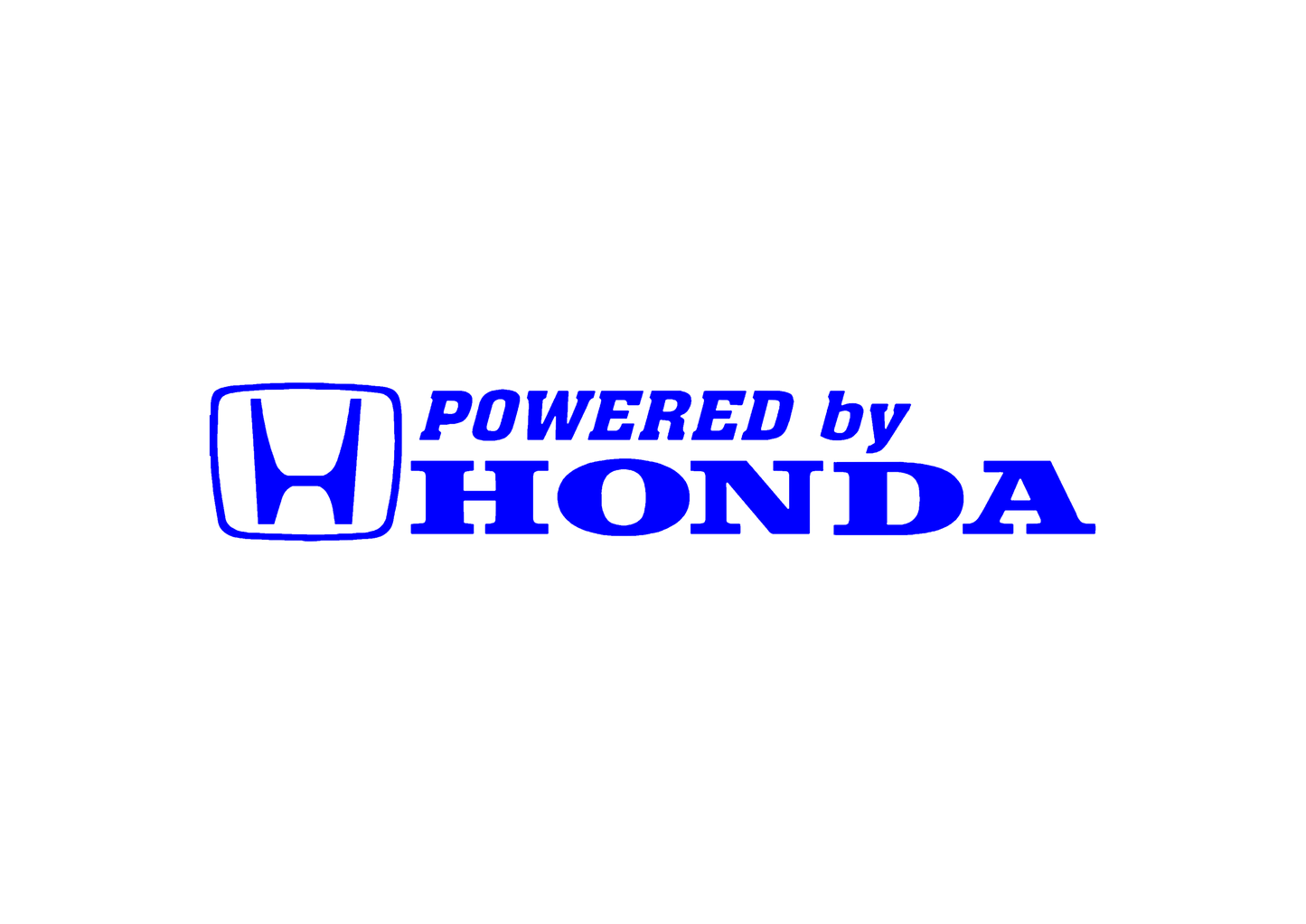 Sticker - POWERED BY HONDA