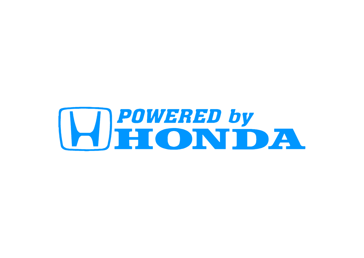 Sticker - POWERED BY HONDA
