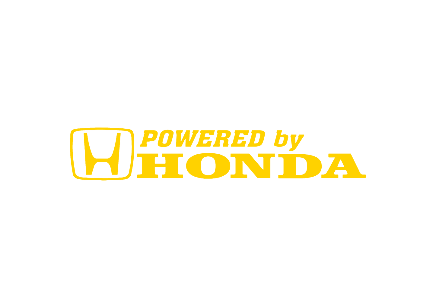 Sticker - POWERED BY HONDA
