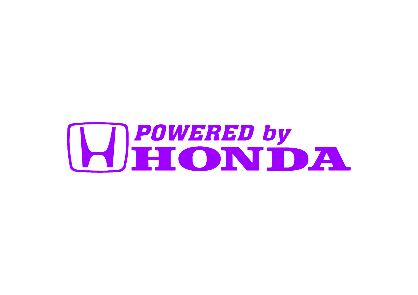 Sticker - POWERED BY HONDA