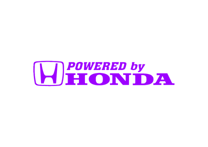 Sticker - POWERED BY HONDA