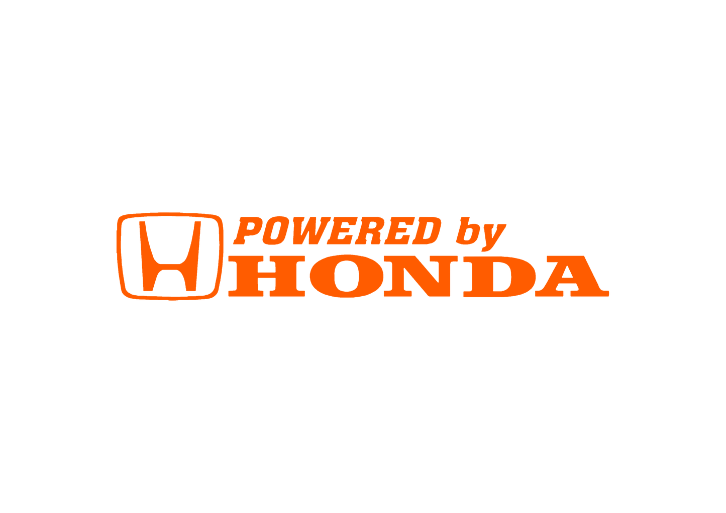 Sticker - POWERED BY HONDA