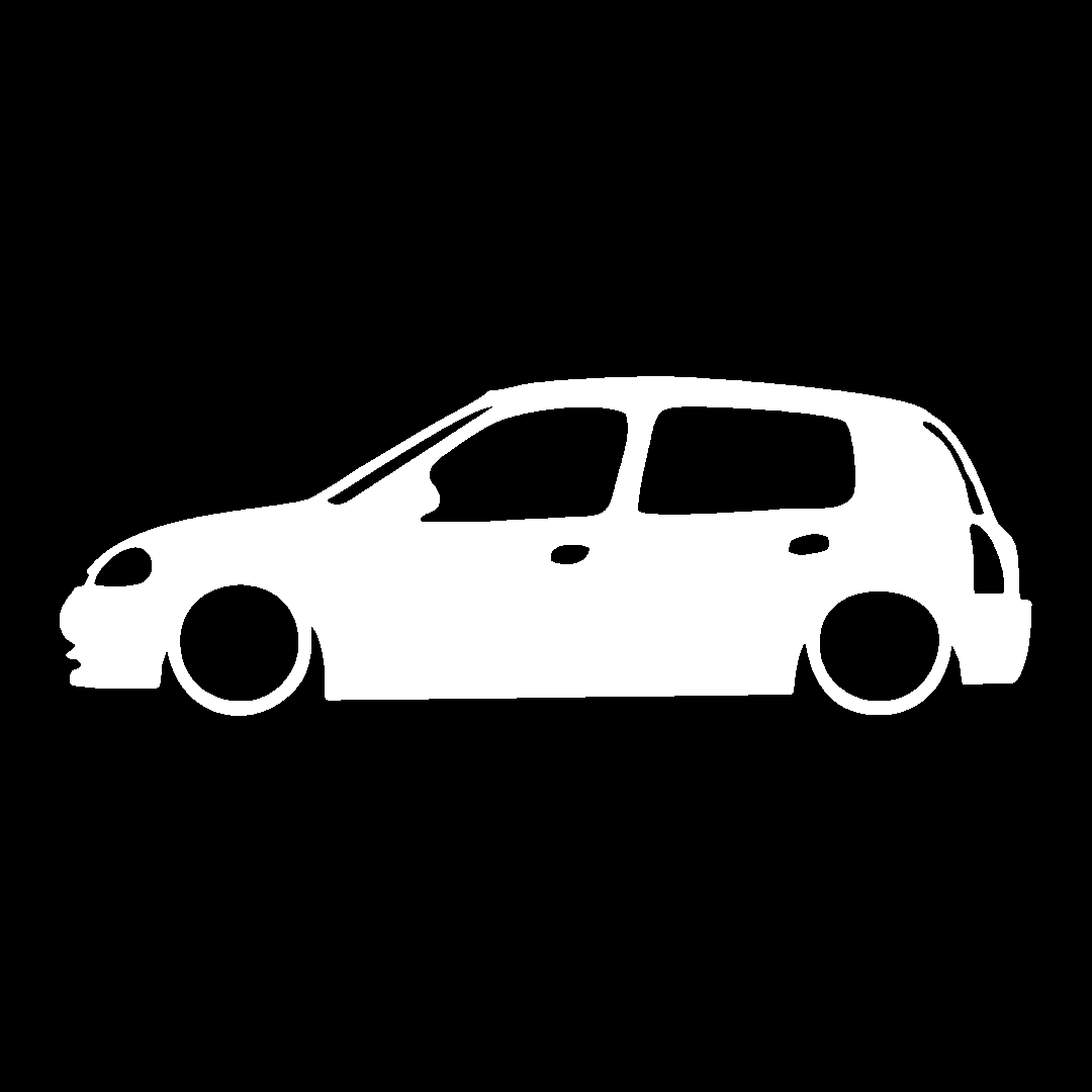 Sticker - SILUETA RENAULT CLIO