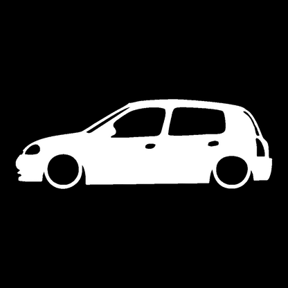 Sticker - SILUETA RENAULT CLIO
