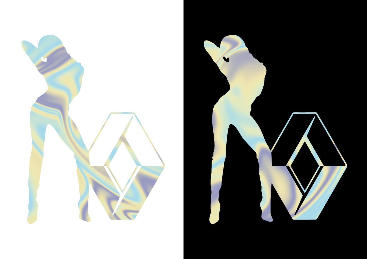 Sticker - RENAULT GIRL 1