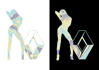 Sticker - RENAULT GIRL 1