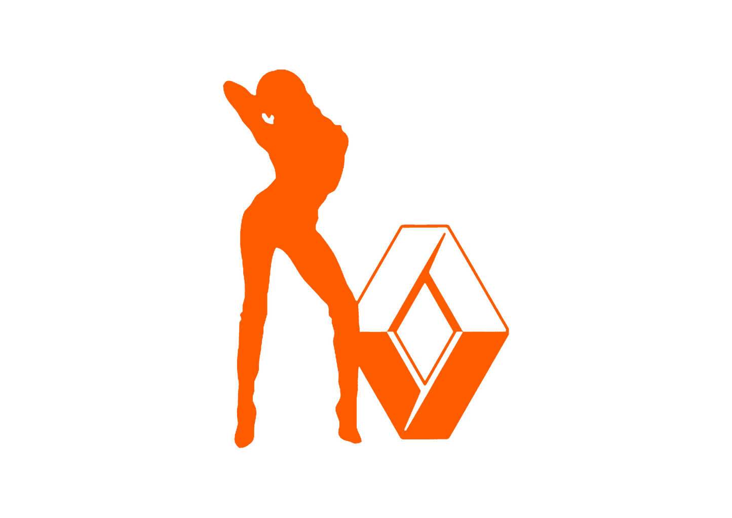 Sticker - RENAULT GIRL 1