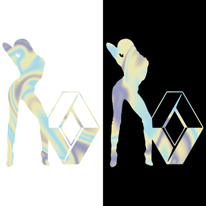 Sticker - RENAULT GIRL