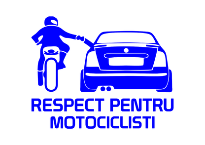Sticker - RESPECT PENTRU MOTOCICLISTI