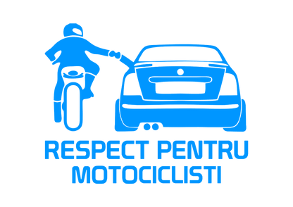 Sticker - RESPECT PENTRU MOTOCICLISTI