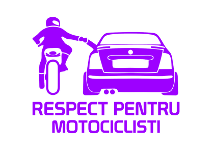 Sticker - RESPECT PENTRU MOTOCICLISTI