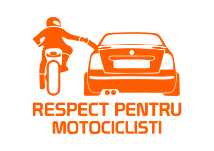 Sticker - RESPECT PENTRU MOTOCICLISTI