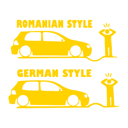 Sticker - ROMANIAN-GERMAN STYLE