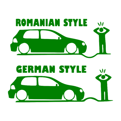 Sticker - ROMANIAN-GERMAN STYLE