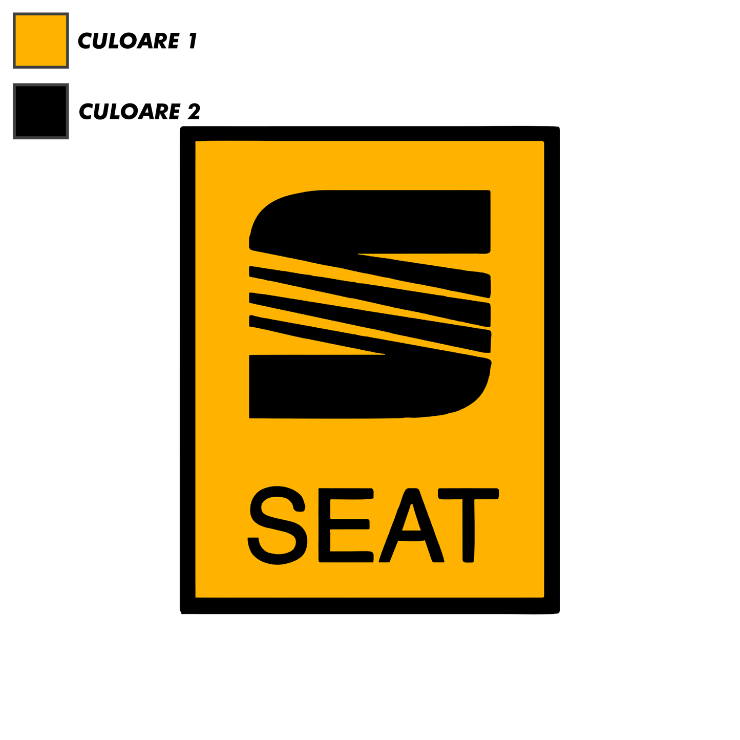 Sticker - SEAT FRAME