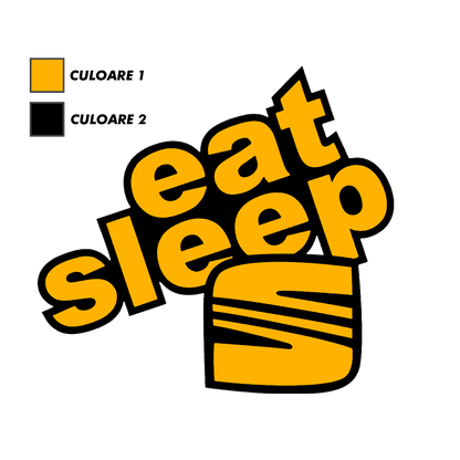 Sticker - EAT SLEEP SEAT