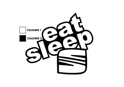 Sticker - EAT SLEEP SEAT