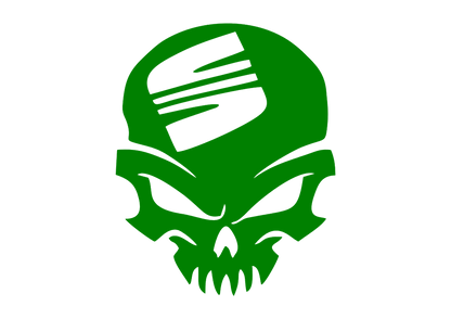 Sticker - SEAT SKULL 2