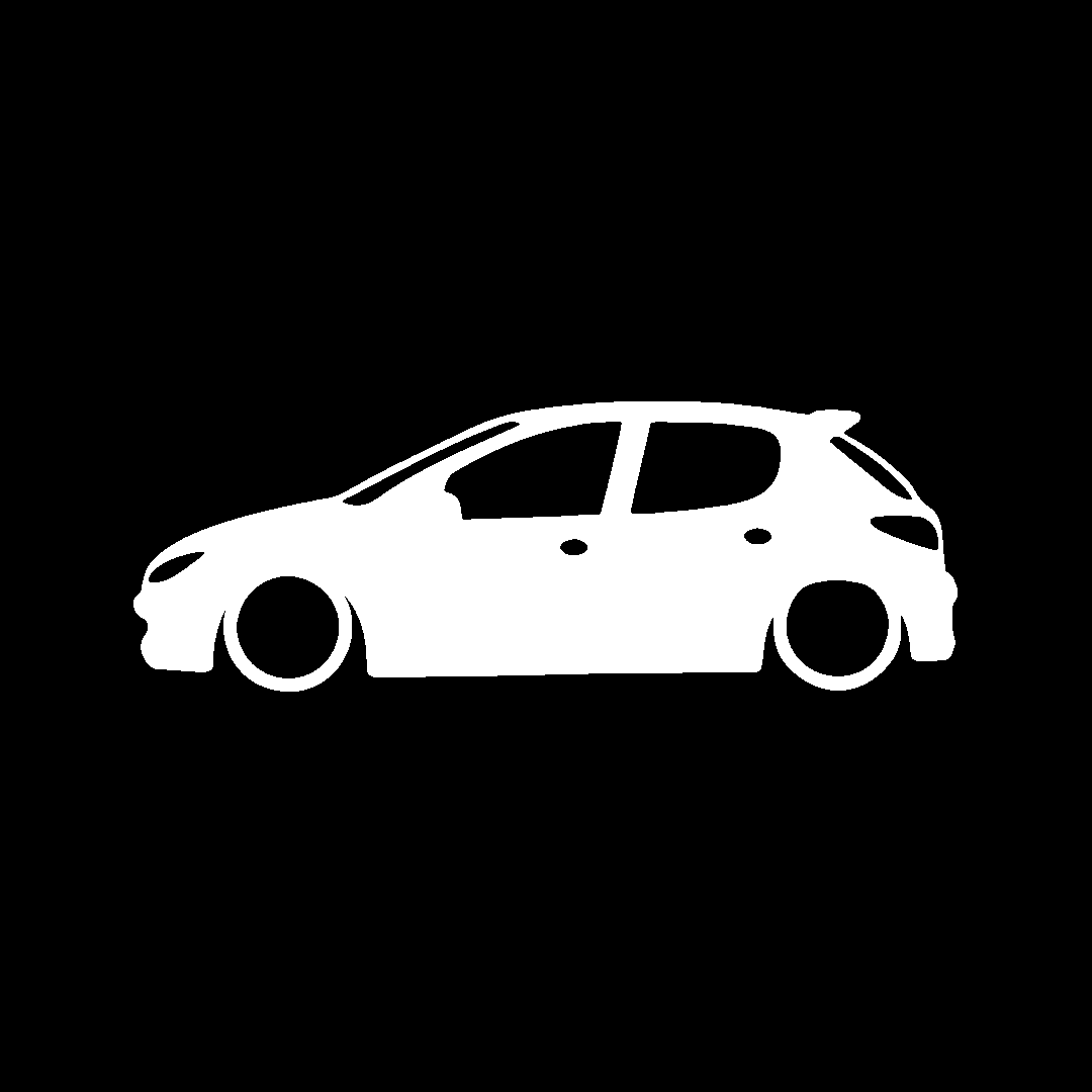 Sticker - SILUETA PEUGEOT 206