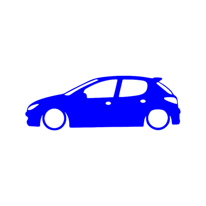 Sticker - SILUETA PEUGEOT 206