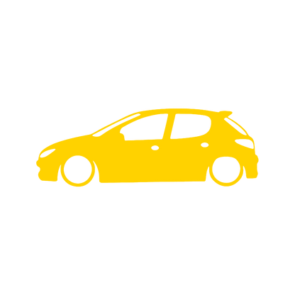 Sticker - SILUETA PEUGEOT 206