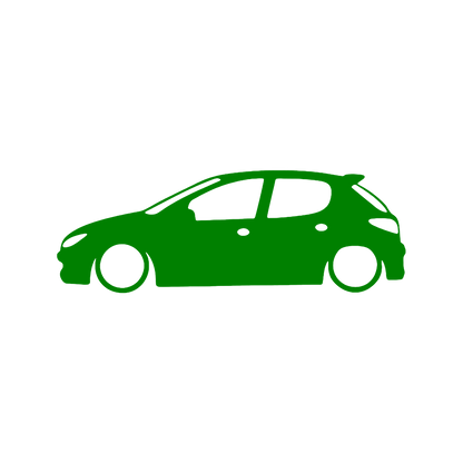 Sticker - SILUETA PEUGEOT 206