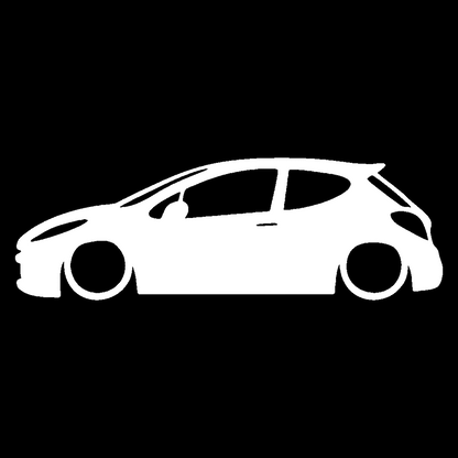Sticker - SILUETA PEUGEOT 207