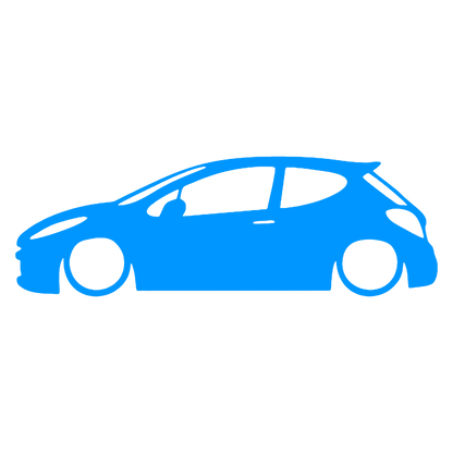 Sticker - SILUETA PEUGEOT 207