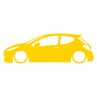Sticker - SILUETA PEUGEOT 207