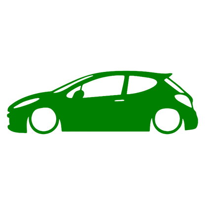 Sticker - SILUETA PEUGEOT 207