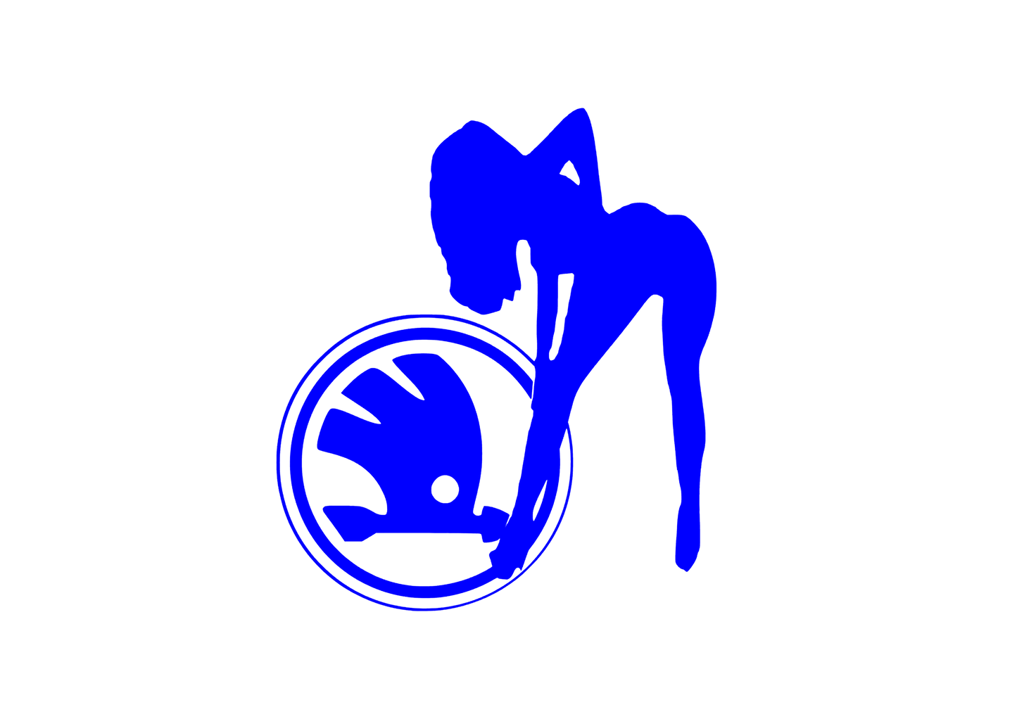 Sticker - SKODA GIRL