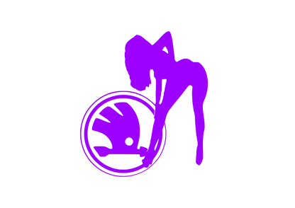 Sticker - SKODA GIRL