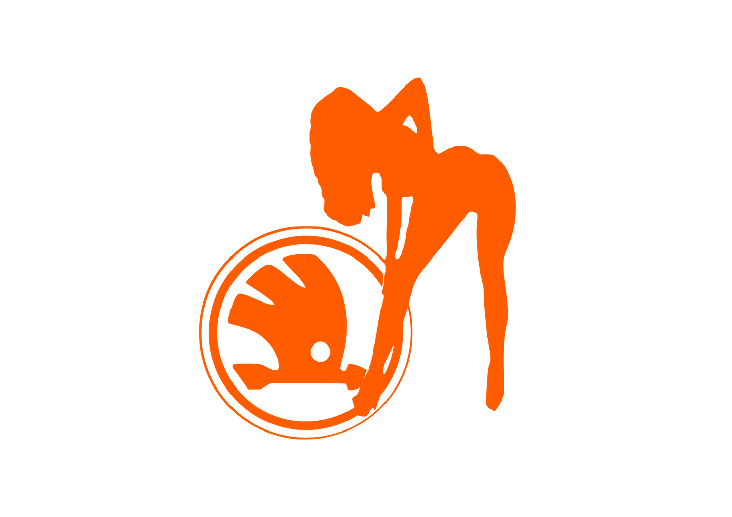 Sticker - SKODA GIRL